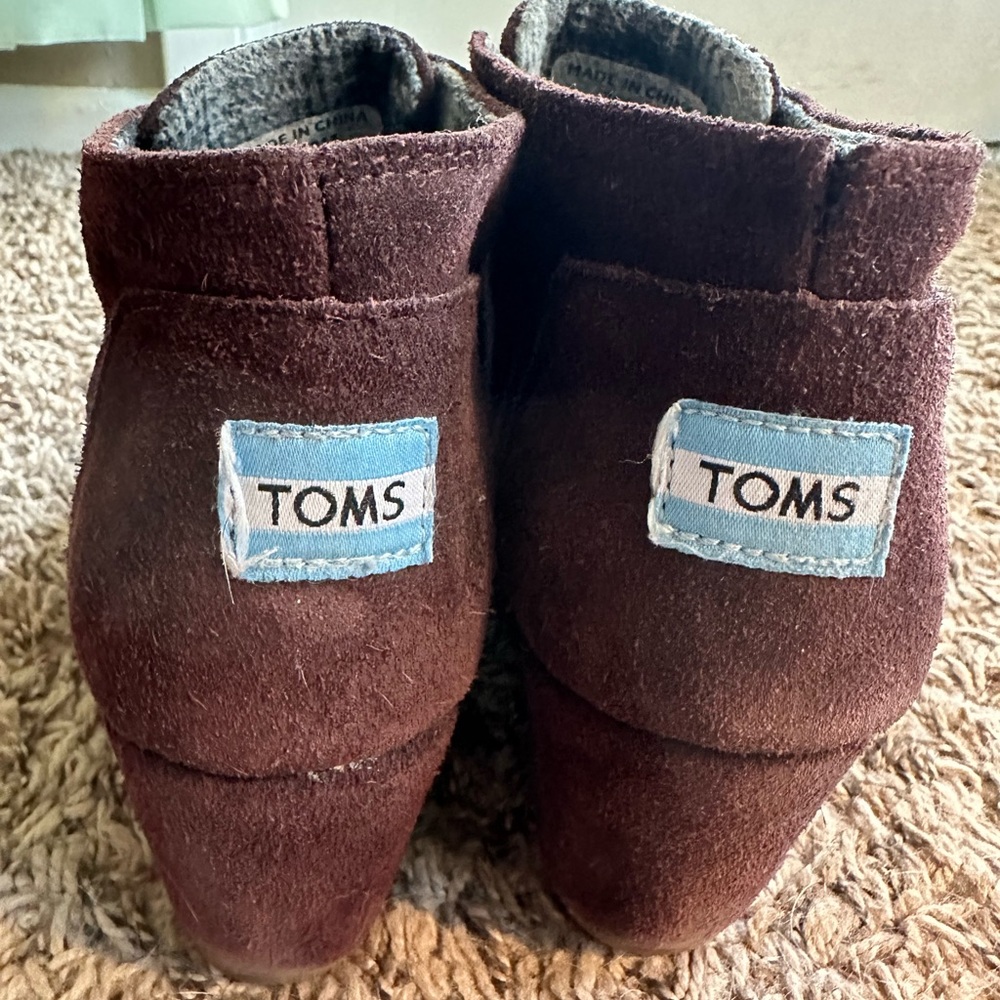 TOMS Wedge Ankle Boots